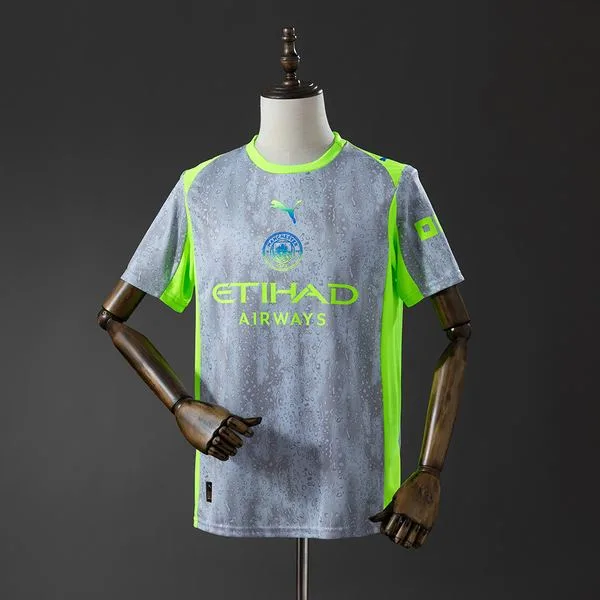 Camiseta de fútbol Manchester City 2025/26 TERCERA MANGA CORTA VERSION FAN